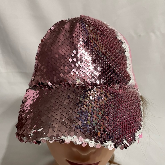 Youth flip sequin unicorn baseball cap hat excellent condition - Picture 2 of 10